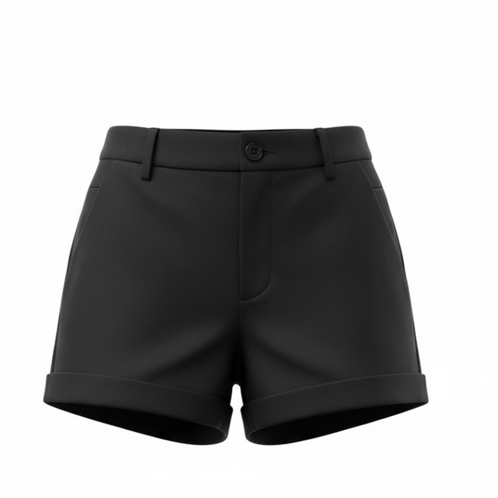 Express “Shortie” Mid Rise Shorts – Size 0 in Black